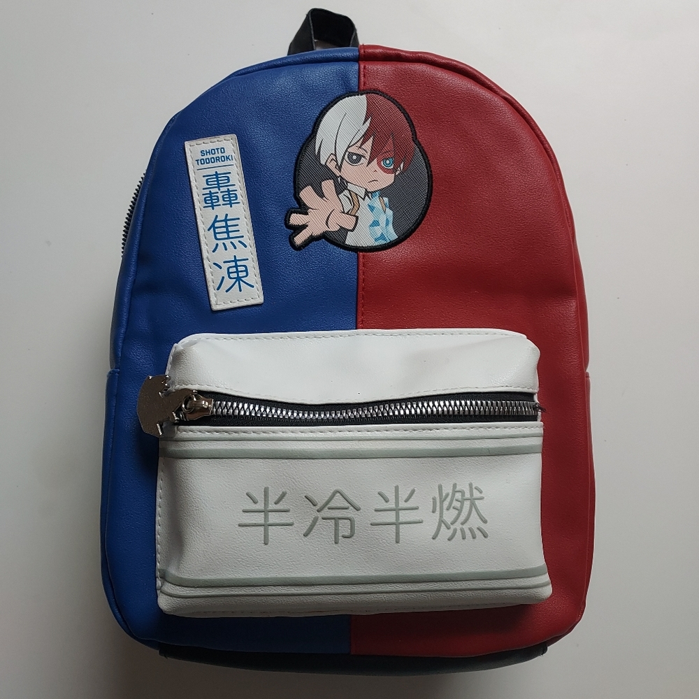 My Hero Academia Shoto Todoroki Fire and Ice Mini Backpack